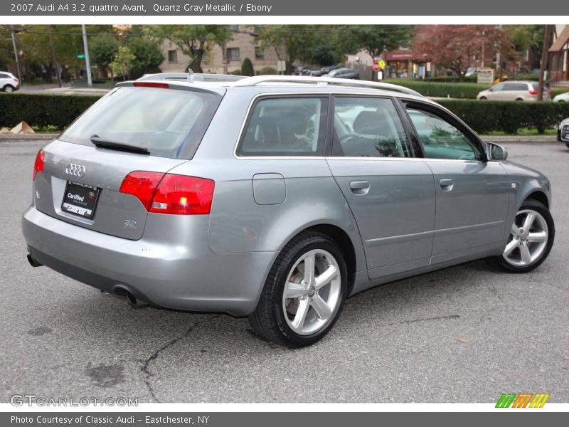 Quartz Gray Metallic / Ebony 2007 Audi A4 3.2 quattro Avant