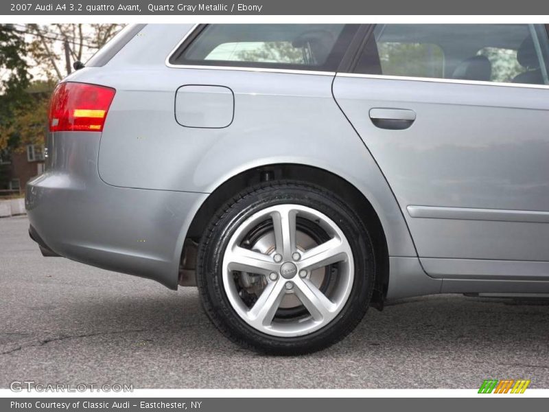 Quartz Gray Metallic / Ebony 2007 Audi A4 3.2 quattro Avant