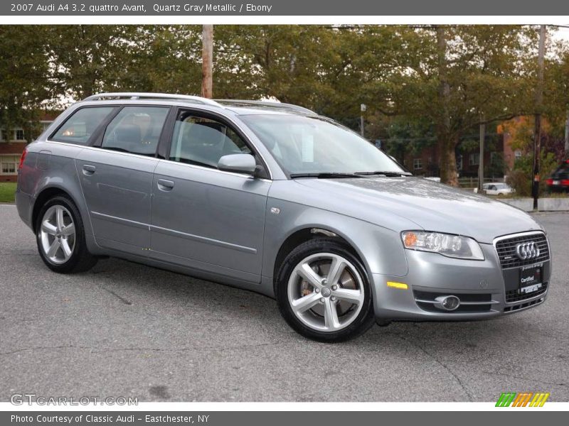 Quartz Gray Metallic / Ebony 2007 Audi A4 3.2 quattro Avant