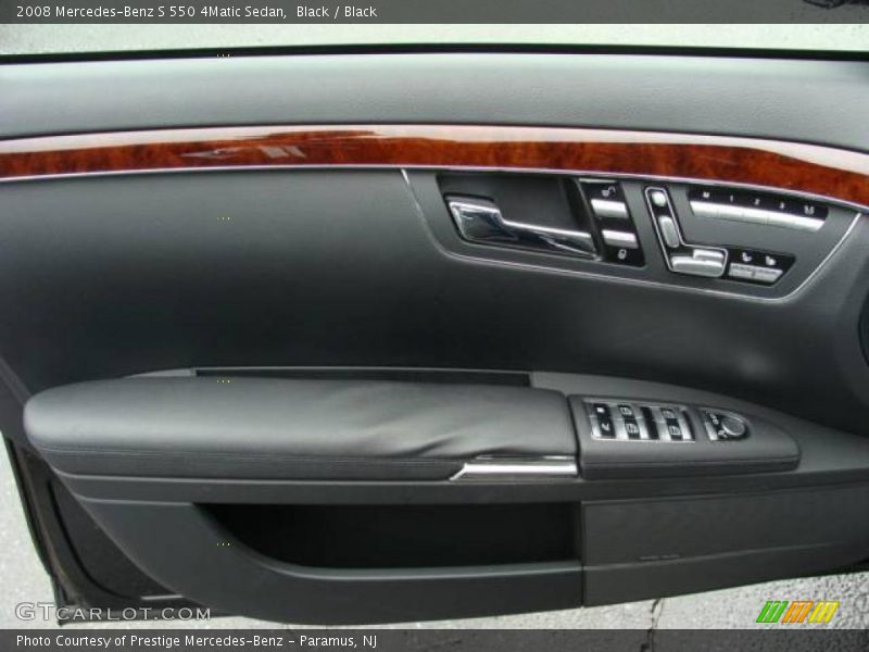 Black / Black 2008 Mercedes-Benz S 550 4Matic Sedan