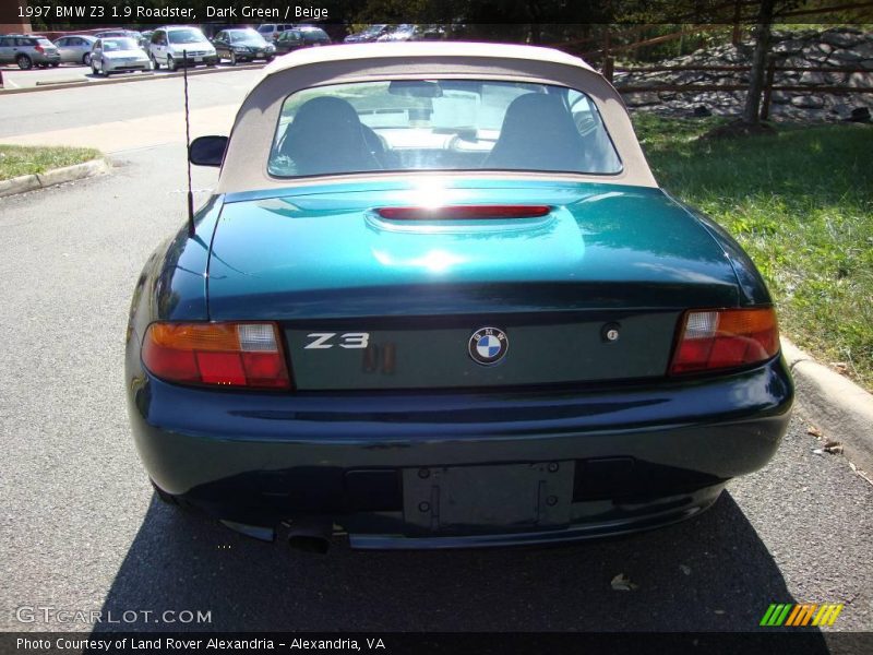 Dark Green / Beige 1997 BMW Z3 1.9 Roadster