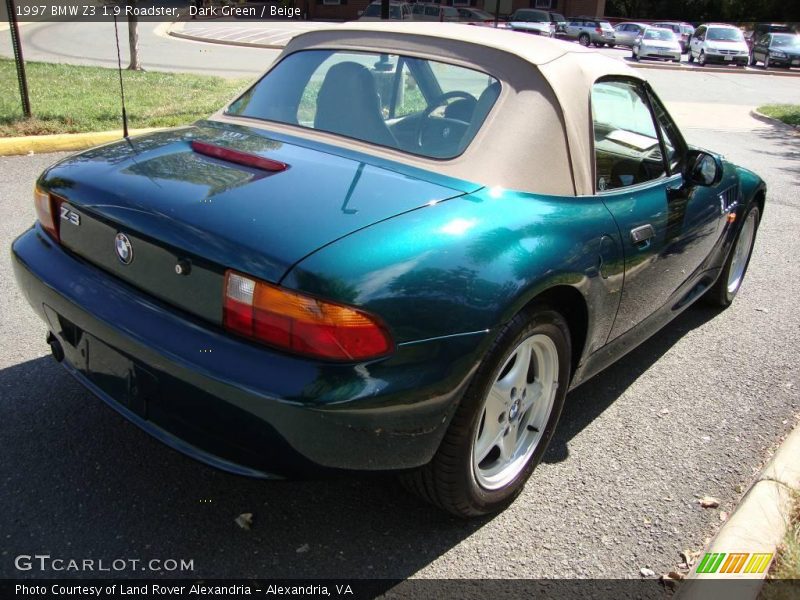 Dark Green / Beige 1997 BMW Z3 1.9 Roadster