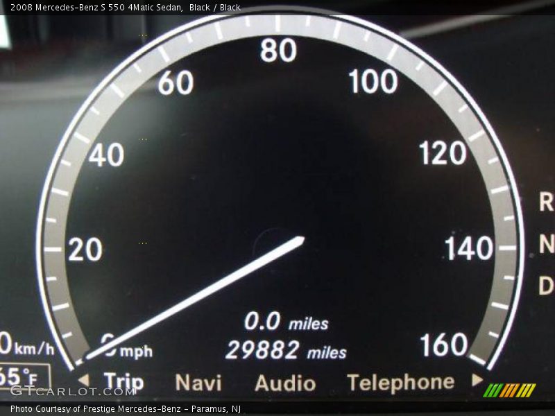 Black / Black 2008 Mercedes-Benz S 550 4Matic Sedan