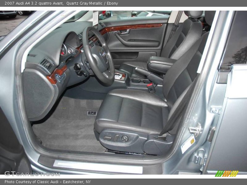 Quartz Gray Metallic / Ebony 2007 Audi A4 3.2 quattro Avant