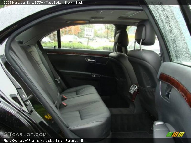 Black / Black 2008 Mercedes-Benz S 550 4Matic Sedan