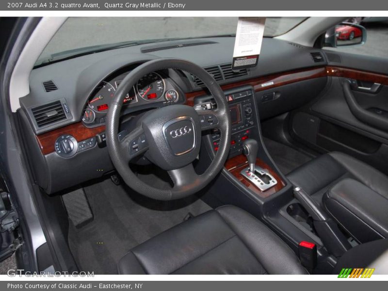 Quartz Gray Metallic / Ebony 2007 Audi A4 3.2 quattro Avant