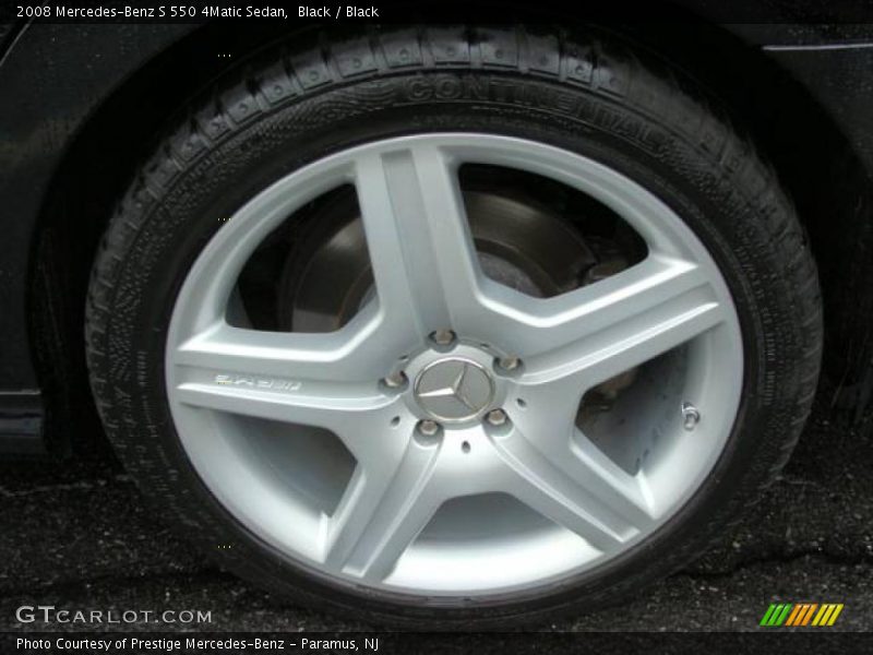 Black / Black 2008 Mercedes-Benz S 550 4Matic Sedan
