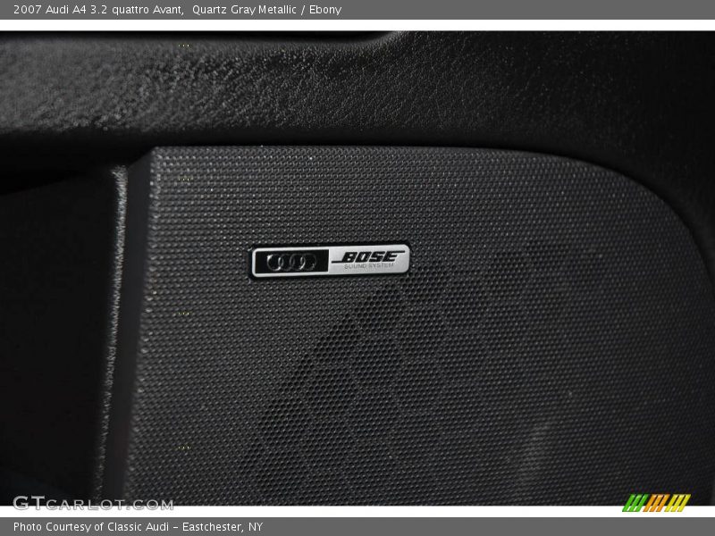 Quartz Gray Metallic / Ebony 2007 Audi A4 3.2 quattro Avant