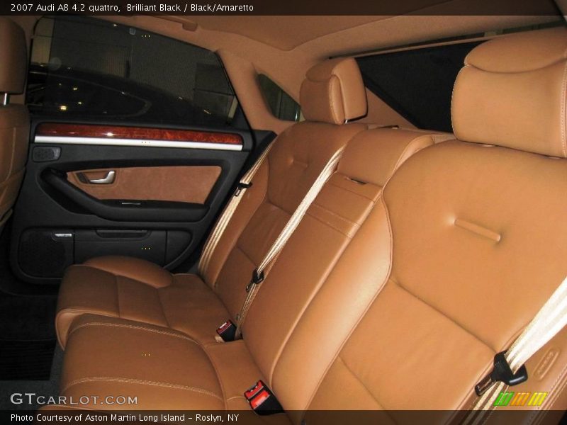 Brilliant Black / Black/Amaretto 2007 Audi A8 4.2 quattro