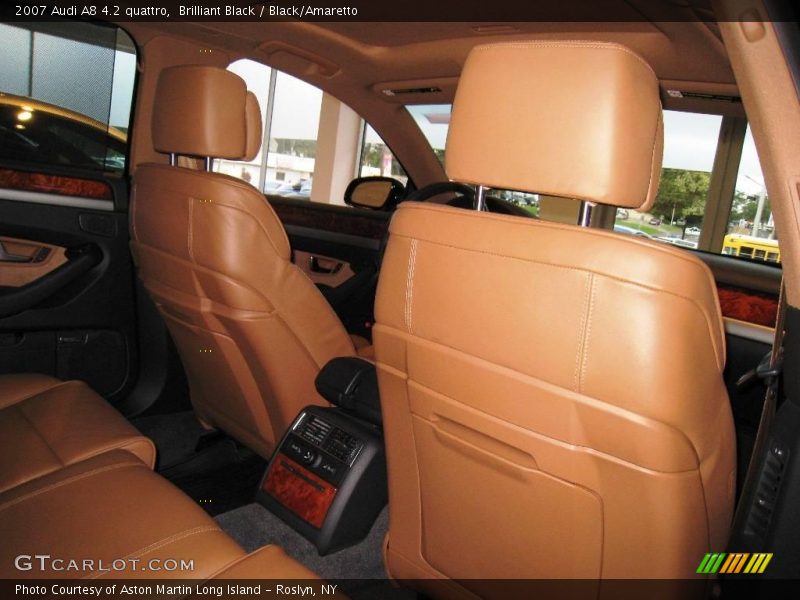 Brilliant Black / Black/Amaretto 2007 Audi A8 4.2 quattro