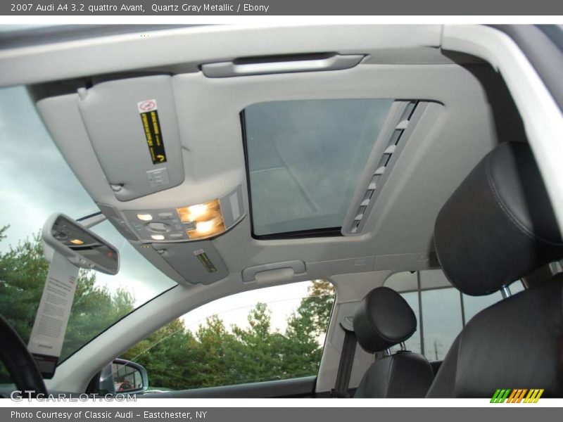 Quartz Gray Metallic / Ebony 2007 Audi A4 3.2 quattro Avant