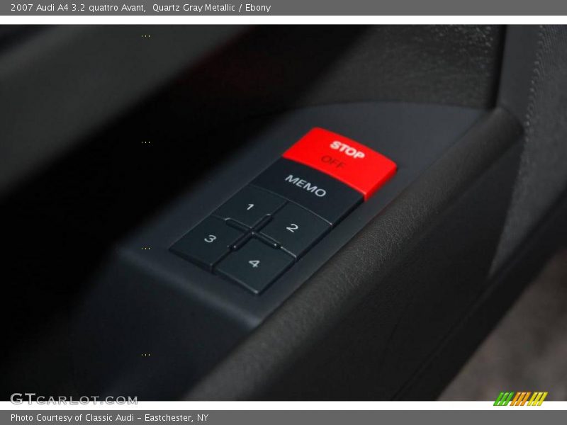 Quartz Gray Metallic / Ebony 2007 Audi A4 3.2 quattro Avant