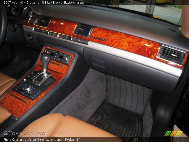 Brilliant Black / Black/Amaretto 2007 Audi A8 4.2 quattro