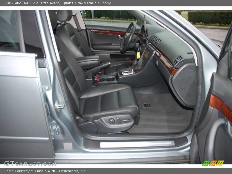 Quartz Gray Metallic / Ebony 2007 Audi A4 3.2 quattro Avant