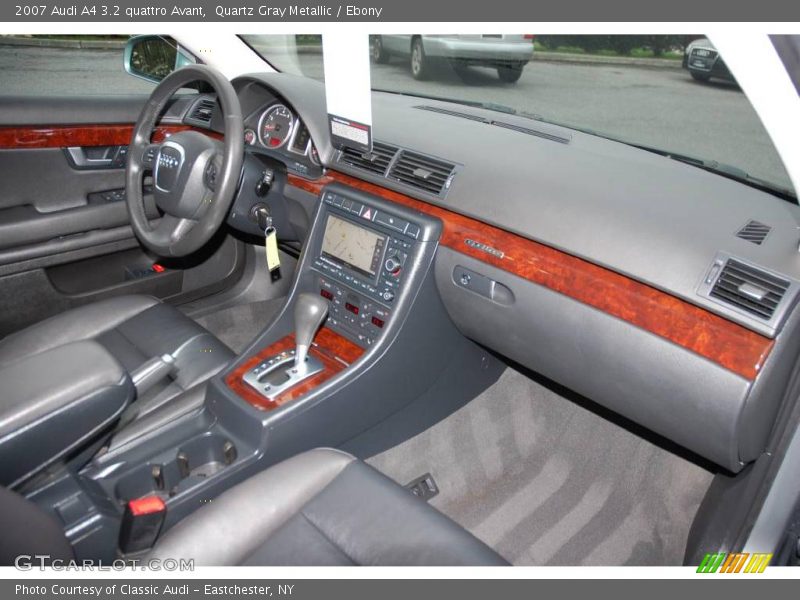 Quartz Gray Metallic / Ebony 2007 Audi A4 3.2 quattro Avant