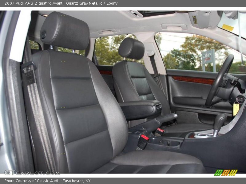 Quartz Gray Metallic / Ebony 2007 Audi A4 3.2 quattro Avant