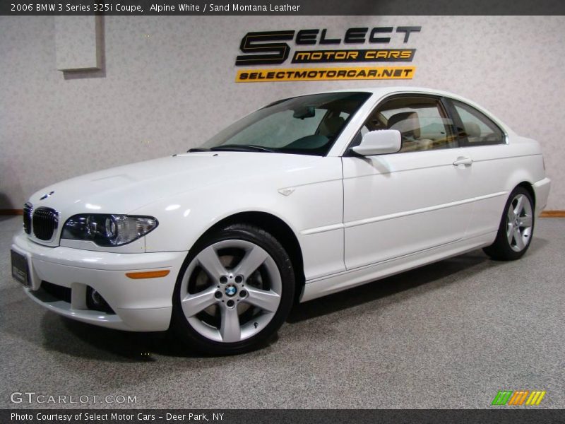 Alpine White / Sand Montana Leather 2006 BMW 3 Series 325i Coupe