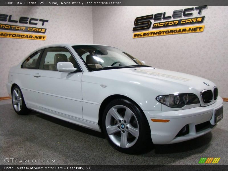 Alpine White / Sand Montana Leather 2006 BMW 3 Series 325i Coupe