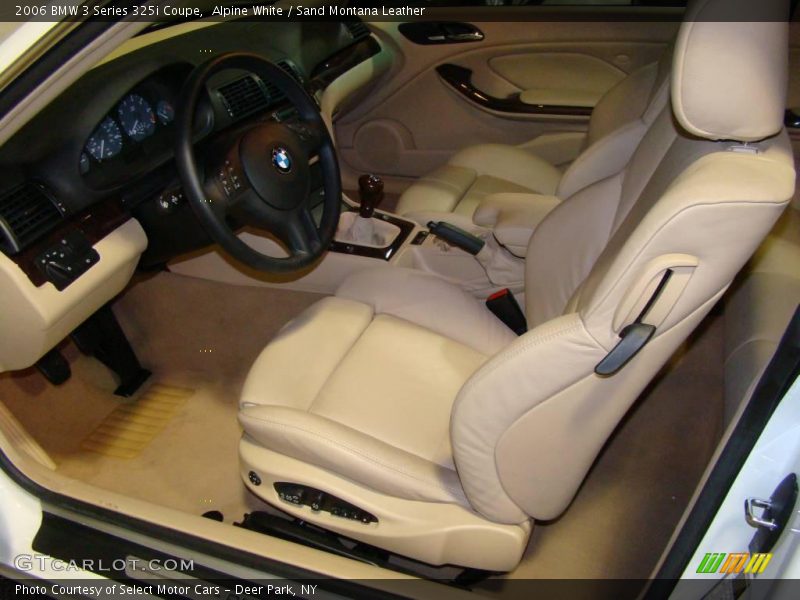 Alpine White / Sand Montana Leather 2006 BMW 3 Series 325i Coupe