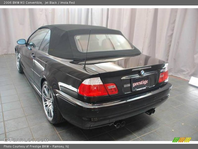 Jet Black / Imola Red 2006 BMW M3 Convertible