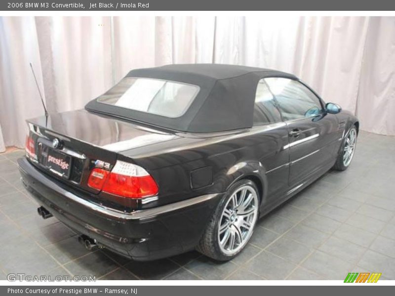 Jet Black / Imola Red 2006 BMW M3 Convertible