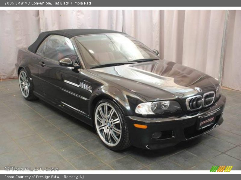 Jet Black / Imola Red 2006 BMW M3 Convertible
