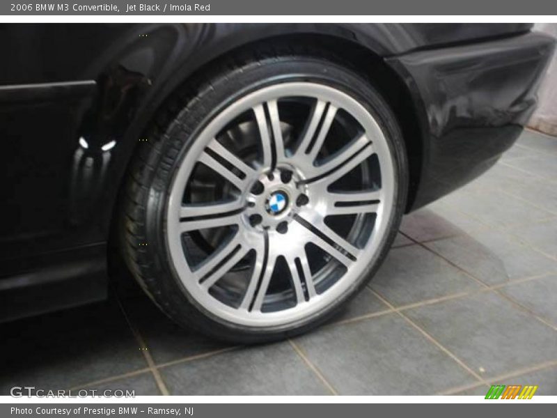 Jet Black / Imola Red 2006 BMW M3 Convertible