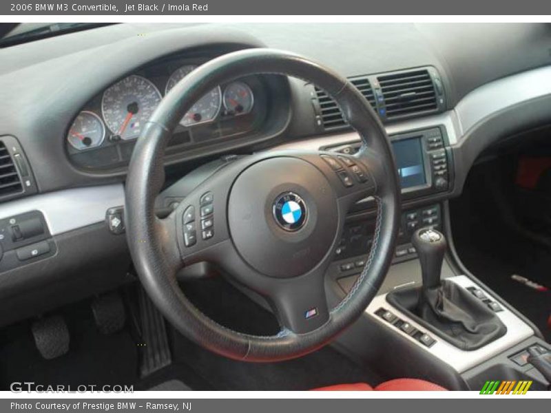Jet Black / Imola Red 2006 BMW M3 Convertible