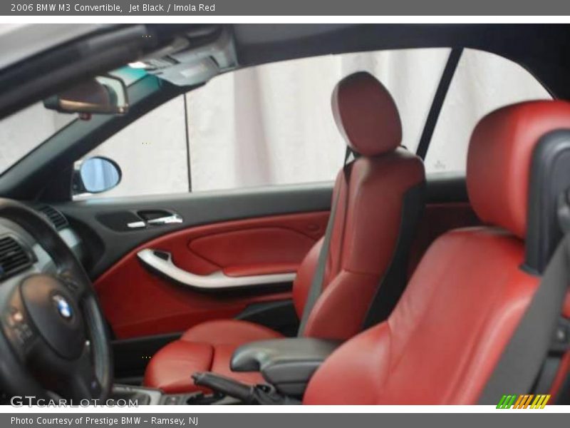 Jet Black / Imola Red 2006 BMW M3 Convertible