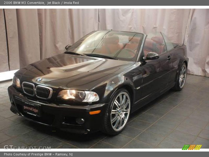 Jet Black / Imola Red 2006 BMW M3 Convertible