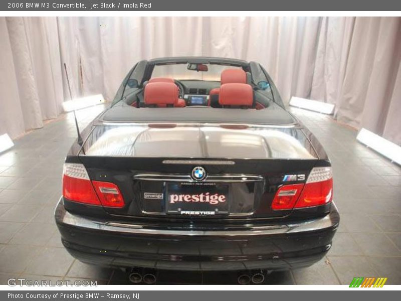 Jet Black / Imola Red 2006 BMW M3 Convertible