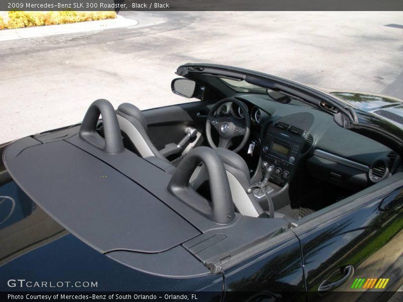 Black / Black 2009 Mercedes-Benz SLK 300 Roadster
