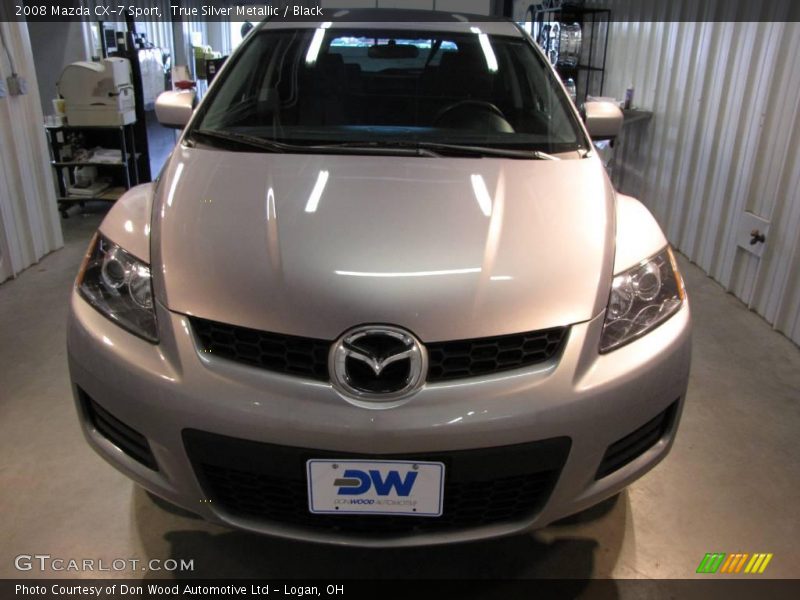 True Silver Metallic / Black 2008 Mazda CX-7 Sport