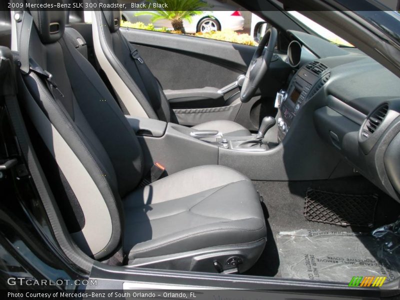 Black / Black 2009 Mercedes-Benz SLK 300 Roadster