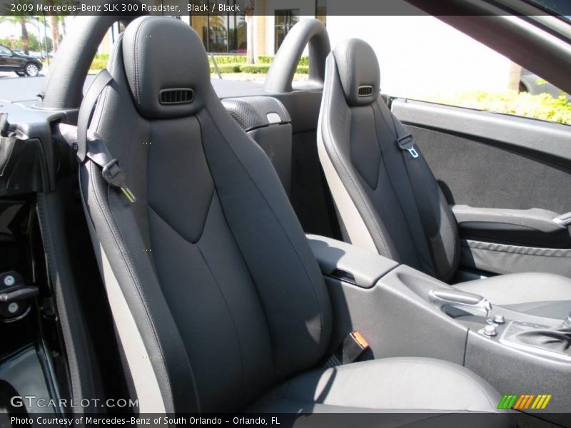 Black / Black 2009 Mercedes-Benz SLK 300 Roadster