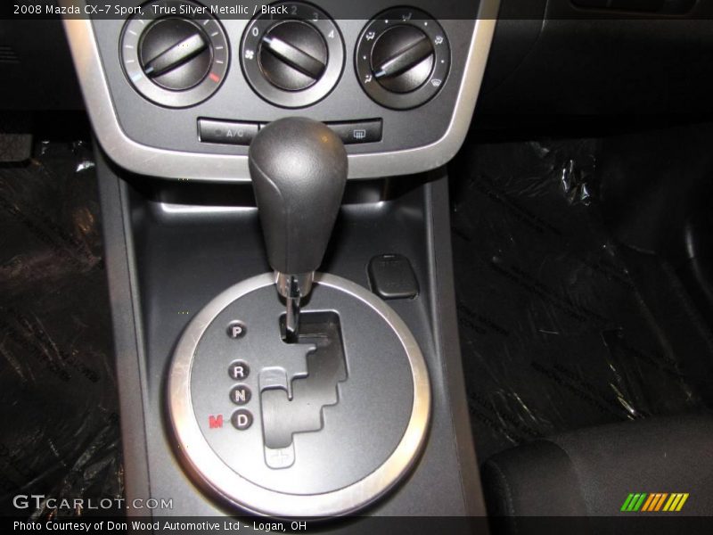 True Silver Metallic / Black 2008 Mazda CX-7 Sport