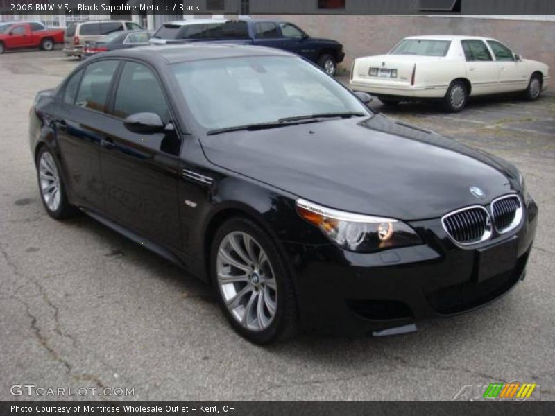 Black Sapphire Metallic / Black 2006 BMW M5