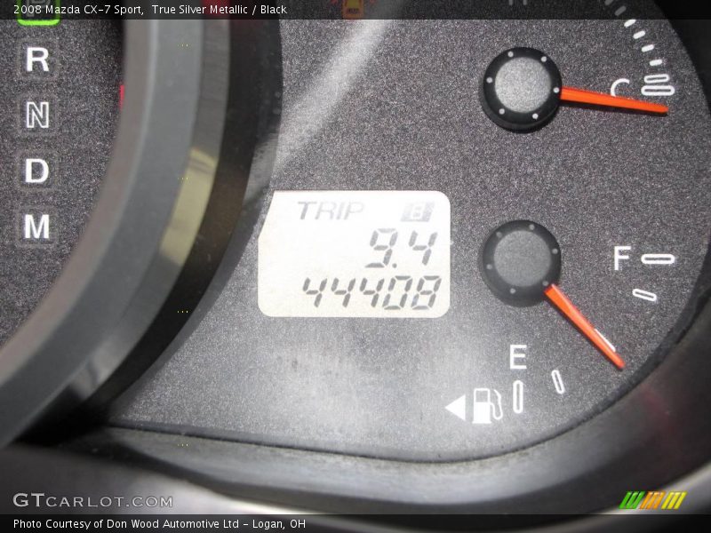 True Silver Metallic / Black 2008 Mazda CX-7 Sport