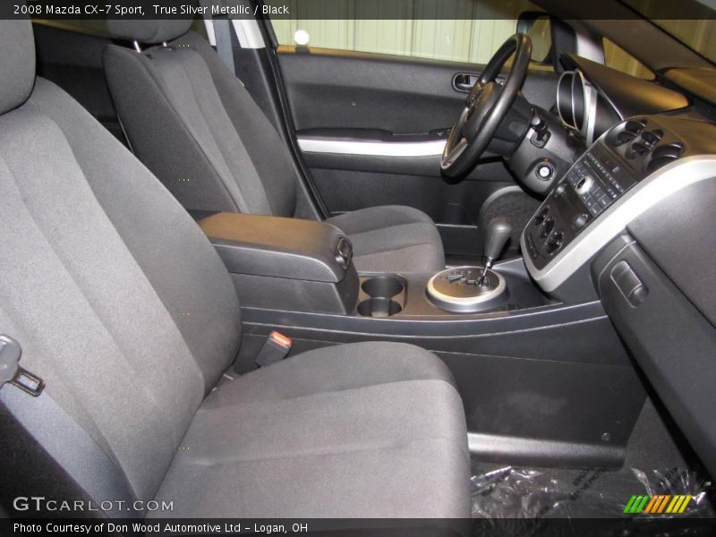 True Silver Metallic / Black 2008 Mazda CX-7 Sport