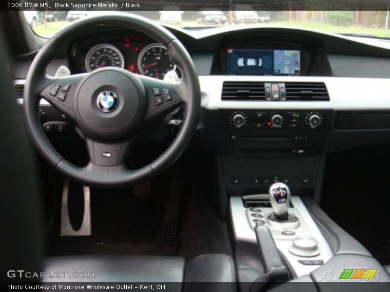 Black Sapphire Metallic / Black 2006 BMW M5