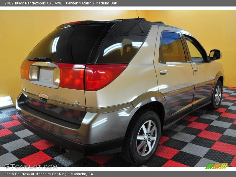 Pewter Metallic / Medium Oak 2002 Buick Rendezvous CXL AWD