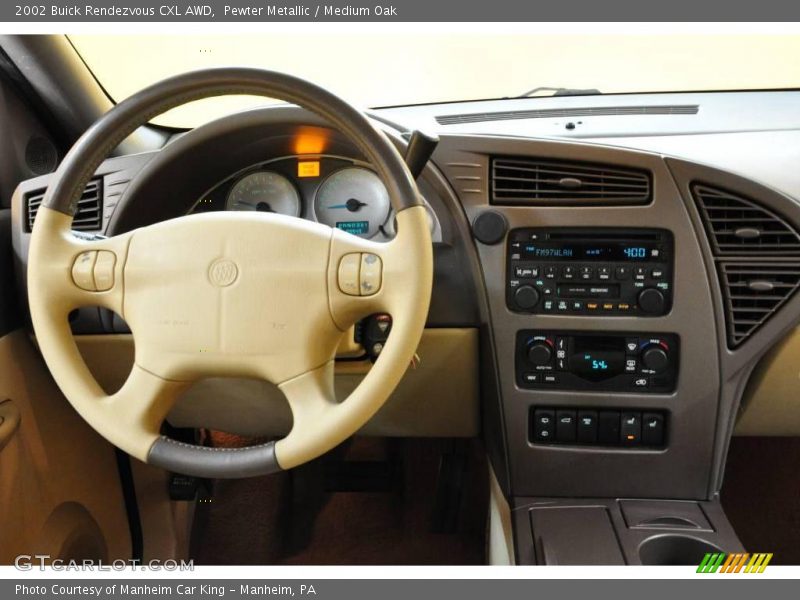 Pewter Metallic / Medium Oak 2002 Buick Rendezvous CXL AWD