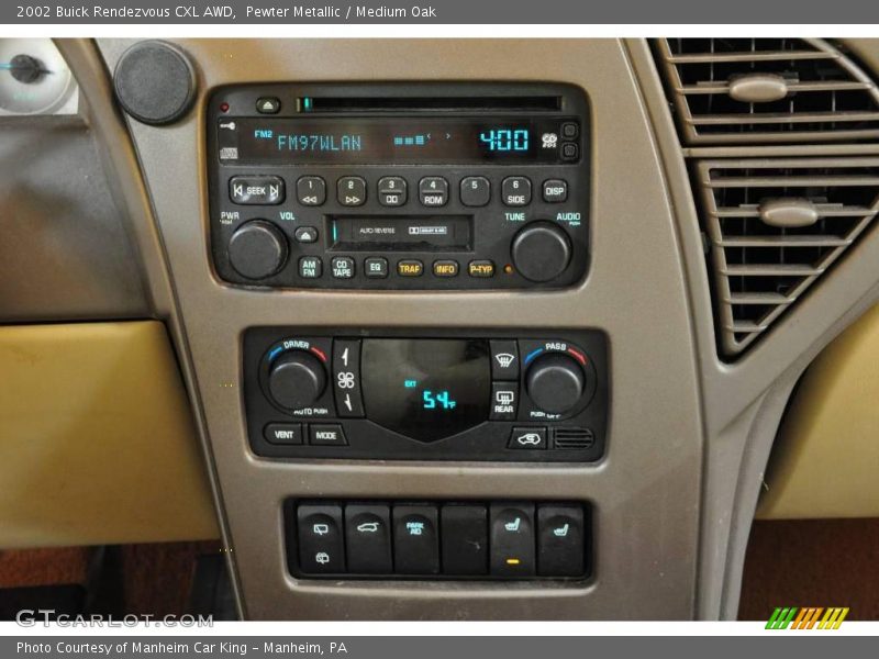 Pewter Metallic / Medium Oak 2002 Buick Rendezvous CXL AWD