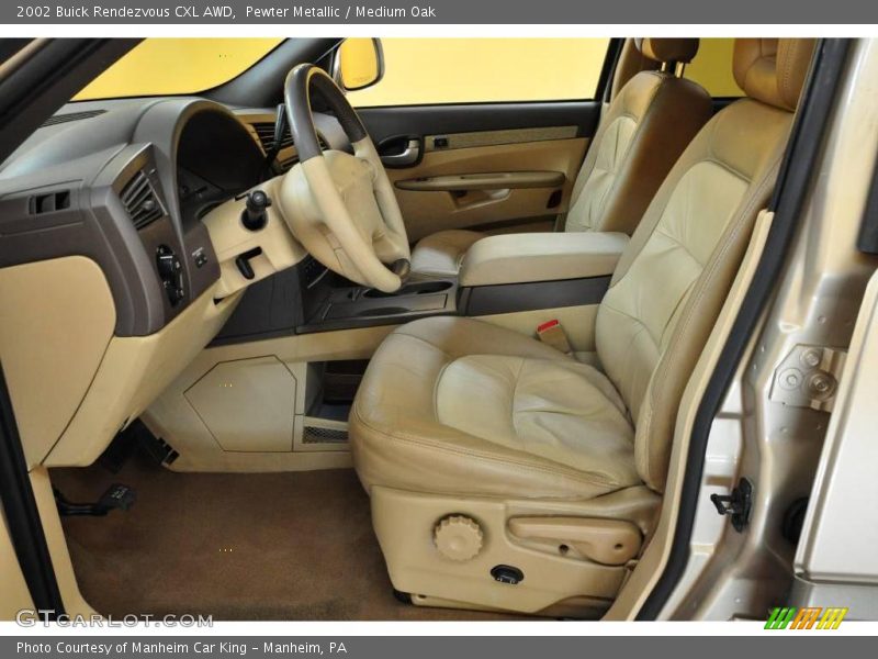 Pewter Metallic / Medium Oak 2002 Buick Rendezvous CXL AWD