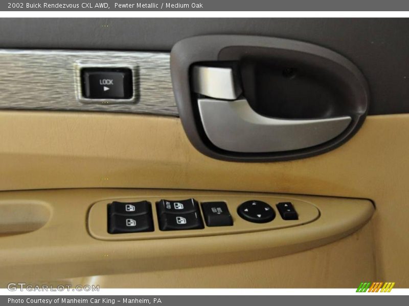 Pewter Metallic / Medium Oak 2002 Buick Rendezvous CXL AWD