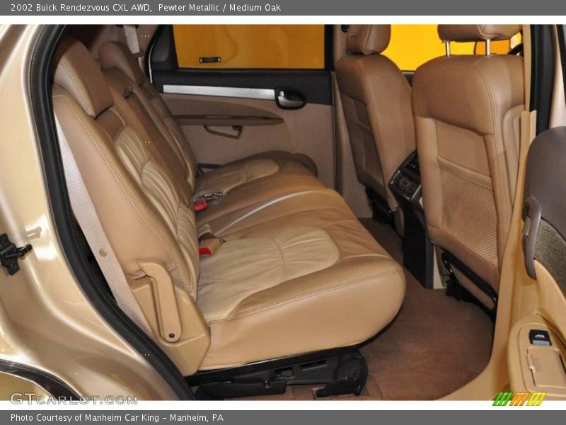 Pewter Metallic / Medium Oak 2002 Buick Rendezvous CXL AWD