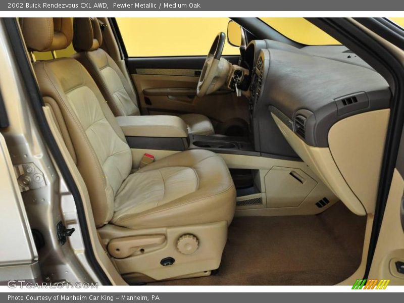 Pewter Metallic / Medium Oak 2002 Buick Rendezvous CXL AWD