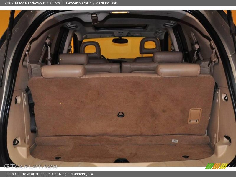 Pewter Metallic / Medium Oak 2002 Buick Rendezvous CXL AWD