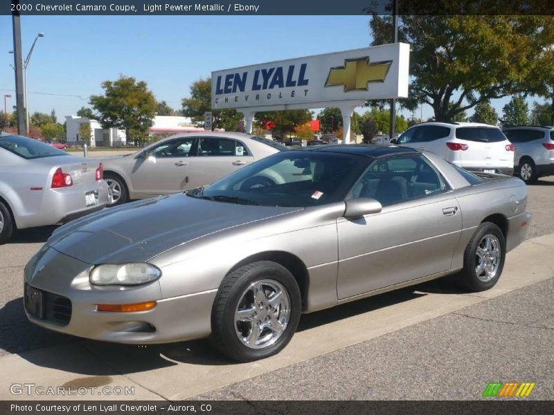 Light Pewter Metallic / Ebony 2000 Chevrolet Camaro Coupe