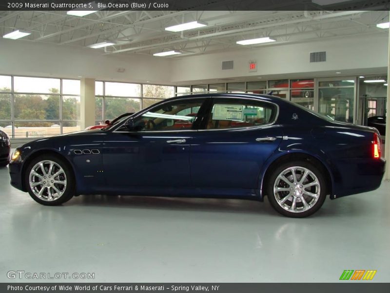 Blu Oceano (Blue) / Cuoio 2009 Maserati Quattroporte S